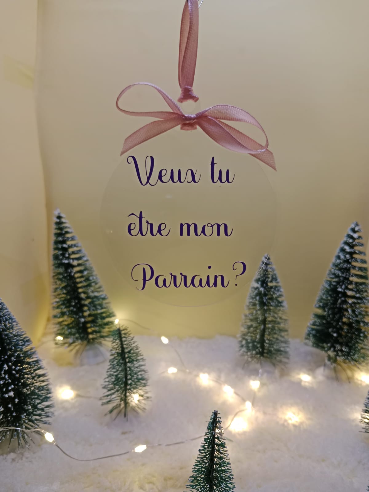 Veux tu être mon parrain?