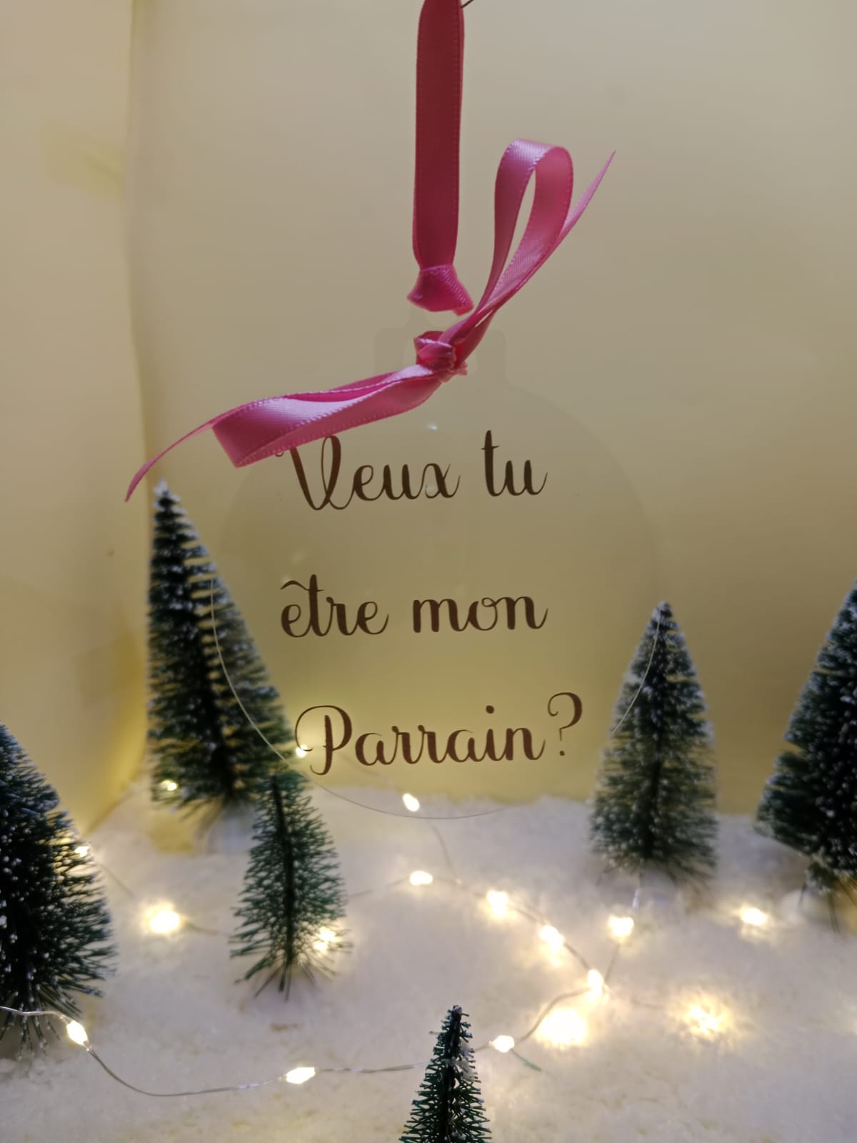 Veux tu être mon parrain?